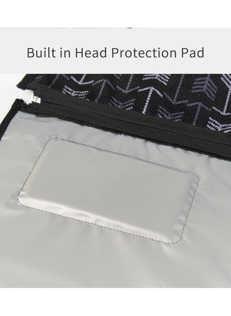 insular Baby Portable Diaper Changing Pad, Baby Diaper Changer Travel Bag with Wipes Pocket, Smart Design Portable Changing Mat, Infant Travel Station Kit, Gift for Newborn - Image 5