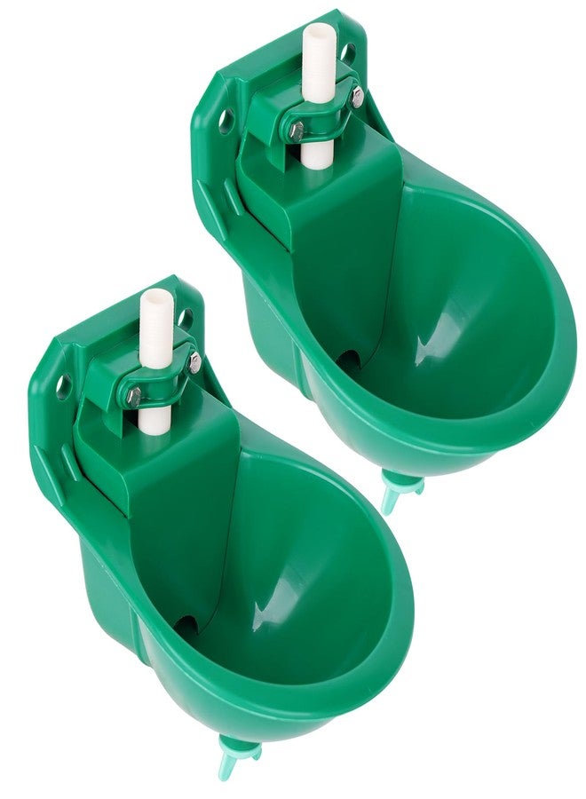 NAOEDEAH Goat Waterer, Livestock Waterer for Sheep Dog Piglet Calf Horse Farm Water Troughs for Livestock Automatic Water Bowl Plastic Drinking Bowl Water Dispenser 2 Pack - Image 1