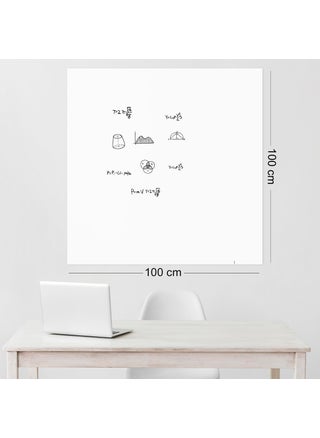 Smart Paper - 100x100 Cm White, Buy 1, Get 1 Gift, Practical, Useful, Write and Erase Blackboard - pzsku/ZFD7BB8483D9224333921Z/45/_/1727881979/6009a220-e424-4e50-aaf9-d48e1ebf85e6