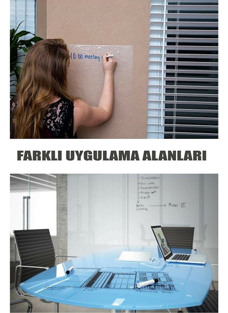 Pi Papers - Smart Paper - 100x100 Cm White, Buy 1, Get 1 Gift, Practical, Useful, Write and Erase Blackboard - Image 1