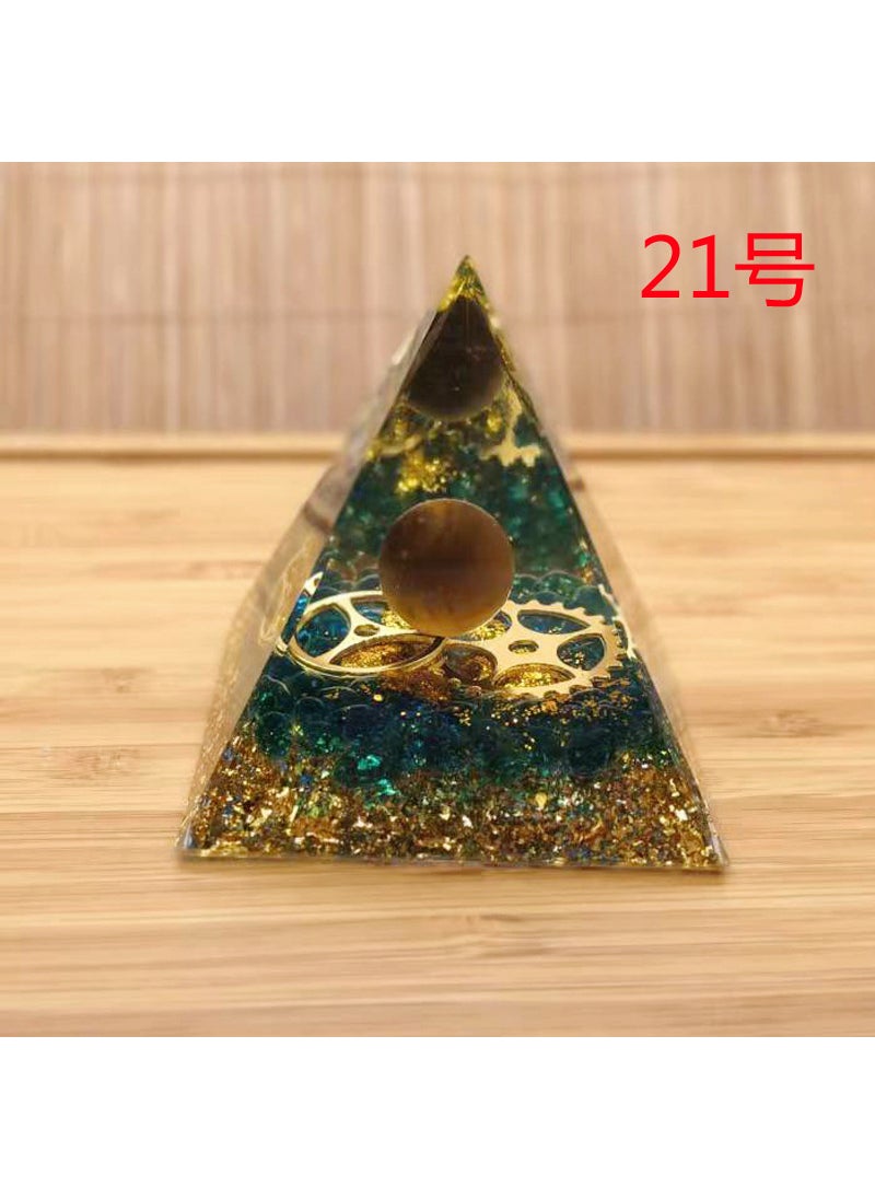 Generic Crystal Shards Energy Pyramid Office Decor 21. 