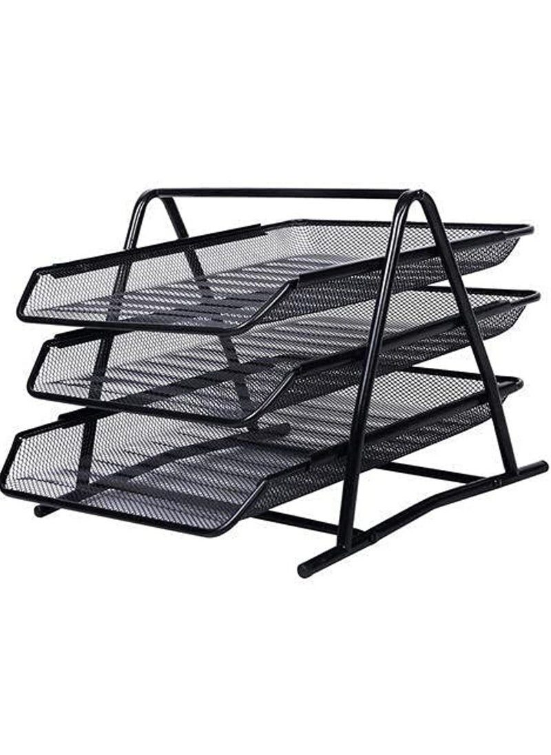 ELTRAZONE 3 Layer Metal Paper Tray (Black3 Layer Metal Paper Tray (Black) - Image 2