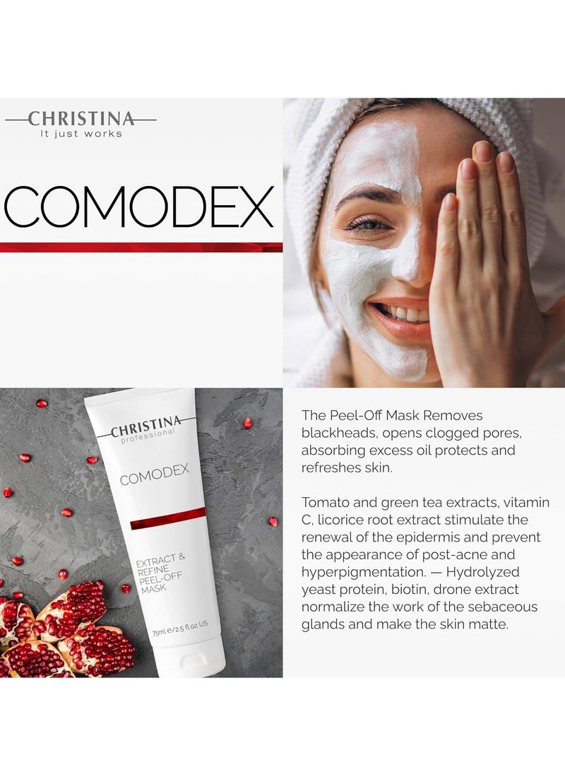 Christina - COMODEX | EXTRACT & REFINE PEEL-OFF MASK 75 ML - Image 1