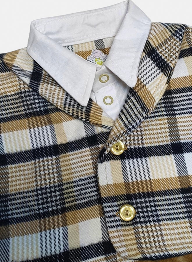 BabyShoora Baby Unisex Velvet Winter Bodysuit - Image 3