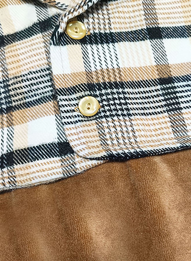 BabyShoora Baby Unisex Velvet Winter Bodysuit - Image 2