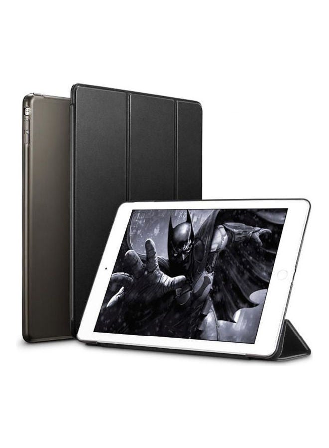 DUSALA UltraThin Magnetic Case For Apple Ipad 9.7 2018 New Model A1822/A1893 Smart Pu Leather Cover With Auto Sleep/Wake Black - Image 1