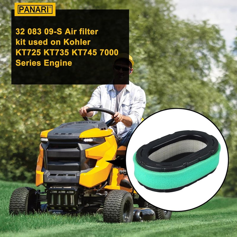Panari 7000 Series Maintenance Kit 32 083 09-S Air Filter for Kohler KT715 KT725 KT730 KT735 KT740 KT745 KT610 KT620 19HP-26HP Engine Cub Cadet XT1 XT2 Replace KH-32-883-09-S1 - Image 2