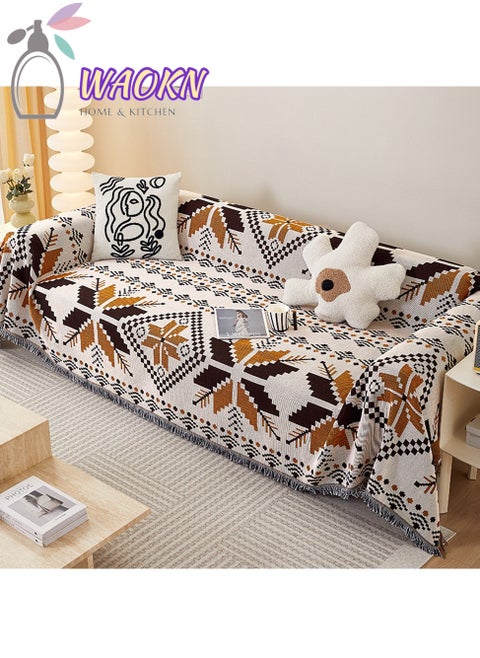 Sofa Blankets and Throws Chenille Throws for Sofas Large Four Seasons Sofa Throws High Density Sofa Cover Sofa Protector Living Room Decoration Sofa Throw Blanket