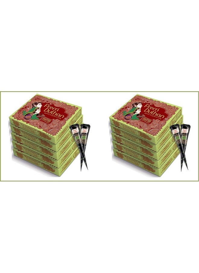 Prem Dulhan Mehendi Cone 12Pc In 1 Box - Pack Of 10  - Image 1
