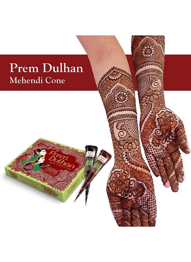 Prem Dulhan Mehendi Cone 12Pc In 1 Box - Pack Of 10  - Image 2