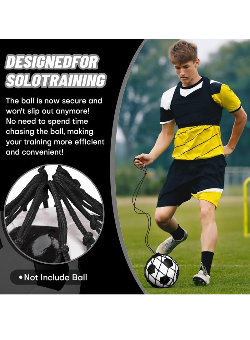 2PCS Football Kick Trainer Soccer Ball Net Kicker, Fits Ball Size 3, 4, 5, Solo Soccer Kick Practice Training Aid Soccer Return - Image 2