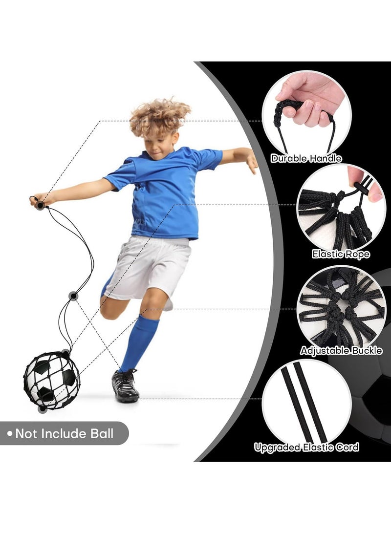 2PCS Football Kick Trainer Soccer Ball Net Kicker, Fits Ball Size 3, 4, 5, Solo Soccer Kick Practice Training Aid Soccer Return - Image 3