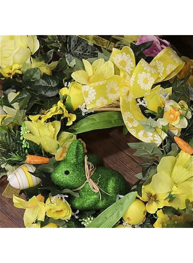 Arabest Easter Egg Wire Wreath Frame 30x25cm Oval Metal Floral Macrame Ring Hoop Making Supplies Wedding Party.  - Image 5
