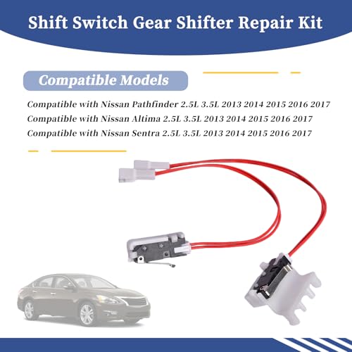 Getfarway مجموعة إصلاح مفتاح نقل الحركة Getfarway 349013NW2A 349013NW3A 2 قطع متوافقة مع نيسان باثفايندر ألتيمة سنترا 2013 2014 2015 2016 2017 - Image 2