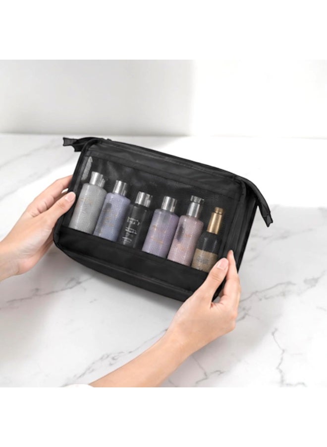 VKL 8 Piece Packing Cubes Set for Travel, Luggage Organizer Bags with Shoe Bag, Laundry Bag & Toiletry Pouch, Lightweight Space Saving Travel Accessories (Black) - Image 3