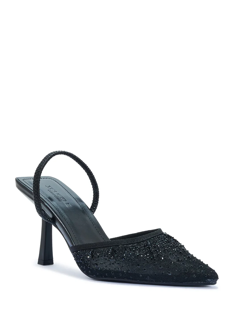 ترافل من نمشي Stud Detail Double Strap Pump