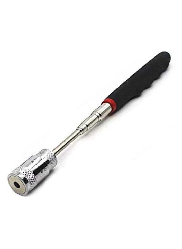 PROMASS MAgnetic Pick-up tool RetrievAl tool Telescoping StAinless Steel with LED Light, Extended Length 31inch, Perfect for Quick Finding of MetAl Items At Home, GArAge, YArd And Office  - Image 1