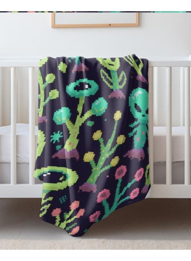 general Baby and children's cartoon flannel thin blanket (warm and comfortable, suitable for sleep, game use) 70cm*100cm - Image 1