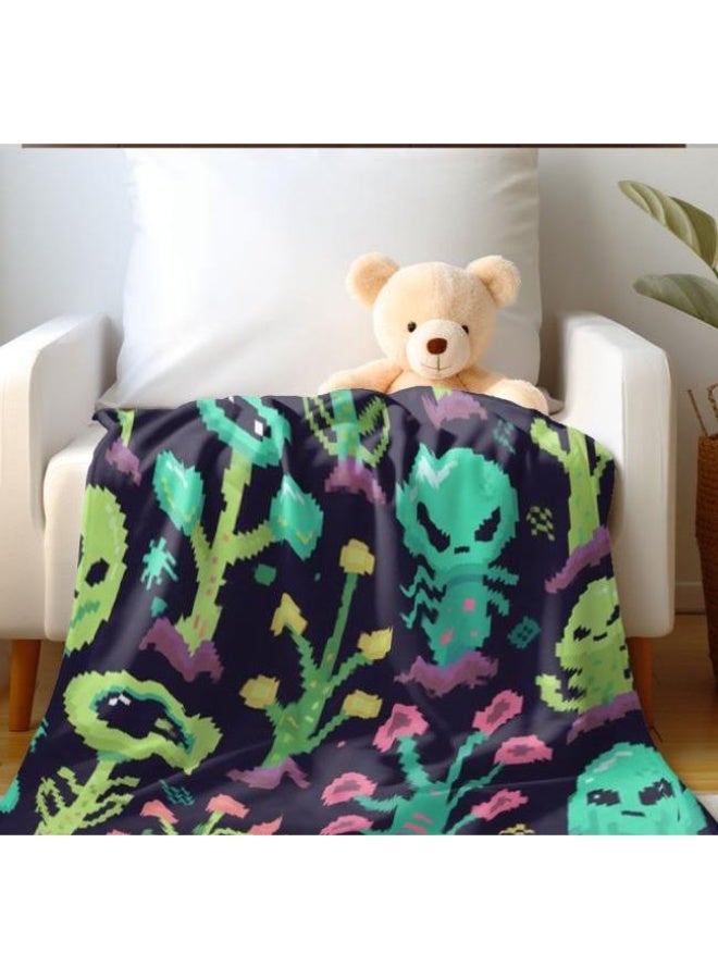 general Baby and children's cartoon flannel thin blanket (warm and comfortable, suitable for sleep, game use) 70cm*100cm - Image 3