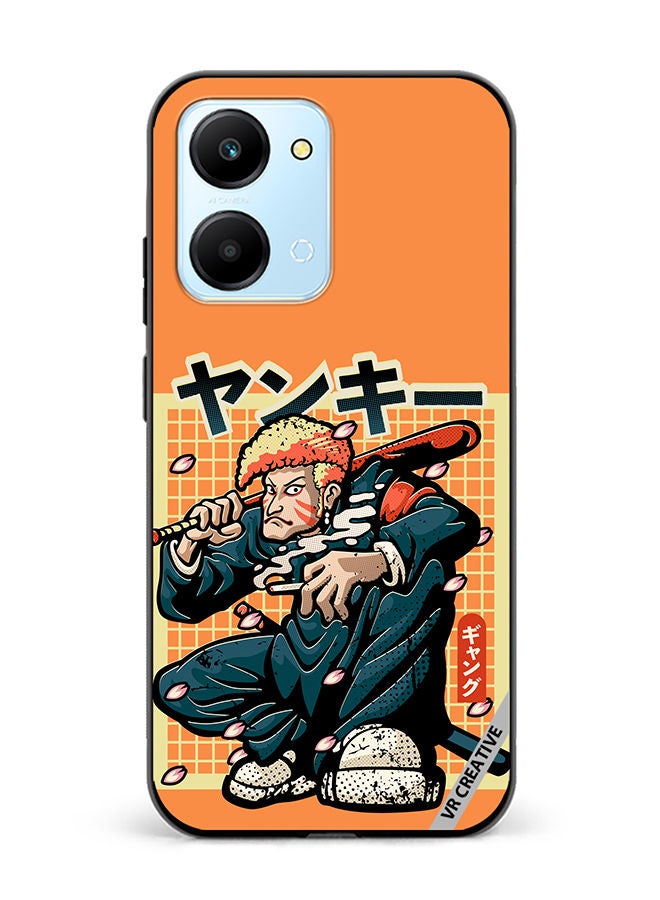 VR CREATIVE Protective Case Cover For Honor Play7T Japanese Yankee Design Multicolour - Image 1