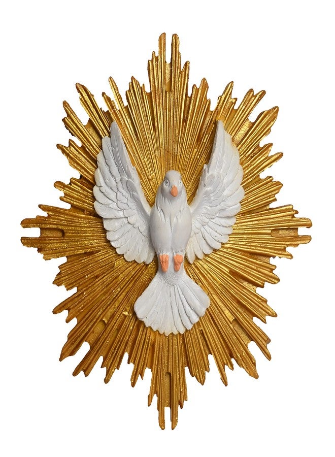 KariGhar® Faith Dove Holy Spirit Catholic wall Hanging Idol Perfect for Prayer Room/Drawing Room/Decoration & Gifting (5 x 11 x 11 CM) A0054 (4.5 x 4.5 INCH) - Image 3