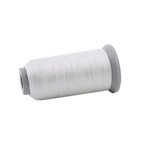 Hztyyier Luminous Sewing Thread Polyester in The Dark Machine Hand Embroidery Sewing Thread (3000-White) - Image 2