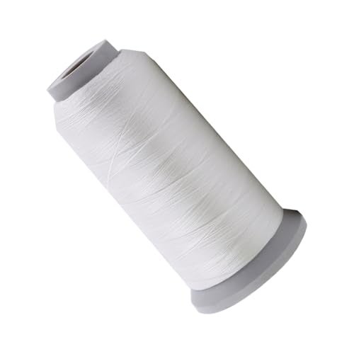 Hztyyier Luminous Sewing Thread Polyester in The Dark Machine Hand Embroidery Sewing Thread (3000-White) - Image 3