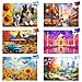 Biarek 6 Pack 36 Large Piece Puzzles for Seniors Puzzle Dementia Alzheimers Products Activities for Elderly Adults Easy Jigsaw Puzzle Alzheimers Gift for Patients in Nursing Home with 6 Storage Bags - Image 3