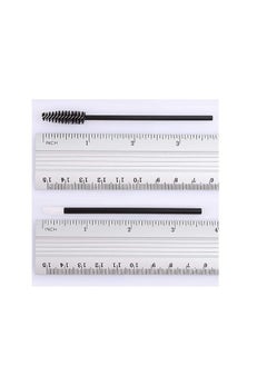 ORiTi ORiTi 100 Disposable Mascara Wand Spoolies and Lip Brushes, Lipstick Lipgloss Applicator for Eyebrow Eyelash Extension Makeup Kits  - Image 5