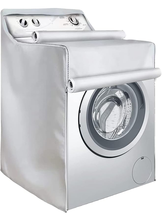 erorex Washer And Dryer Covers Top Load Washing Machine Cover Laundry Dryer Protect Cover Dustproof Waterproof Zipper Design For Easy Use Fit For Most Front Loading Machine - Image 1