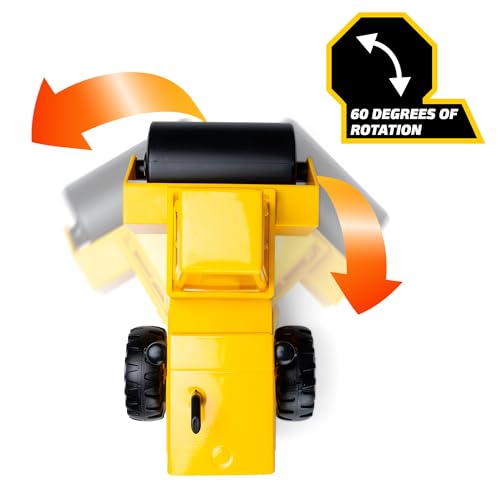 Tonka Steel Classics - Steam Roller - Made with Steel, Yellow Toy Truck, Boys and Girls, Toddlers Ages 3+, Big Construction Truck, Birthday Gift, Holiday, Ages 4+ - Image 3