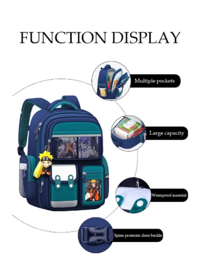 DUNISO Kids' Schoolbag with Naruto Elements | New Spine - Protecting Style - Image 2