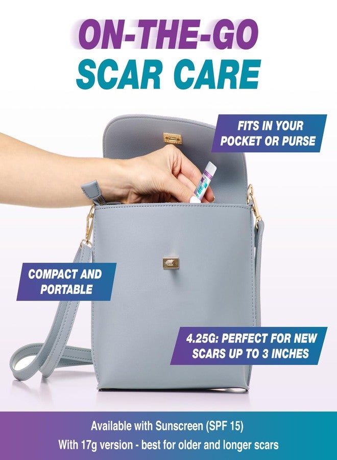 ScarAid جل سيليكون لعلاج الندبات بعد العمليات الجراحية، والولادة القيصرية، والجُدرة - جل سيليكون لعلاج الندبات الجراحية، وإزالة الندبات العميقة، وكريم مُساعد على التئام الندبات القديمة والجديدة - 4.25 غرام - Image 4