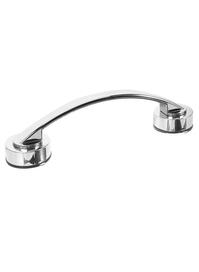 Hemobllo Shower Grab Bar Dual-Lock Chrome Bathroom Handle, 11.81 Inch Tool-Free Install Grip for Elderly, Seniors, Disabled - Safe Entry/Exit for Bathtub & Shower - Image 1