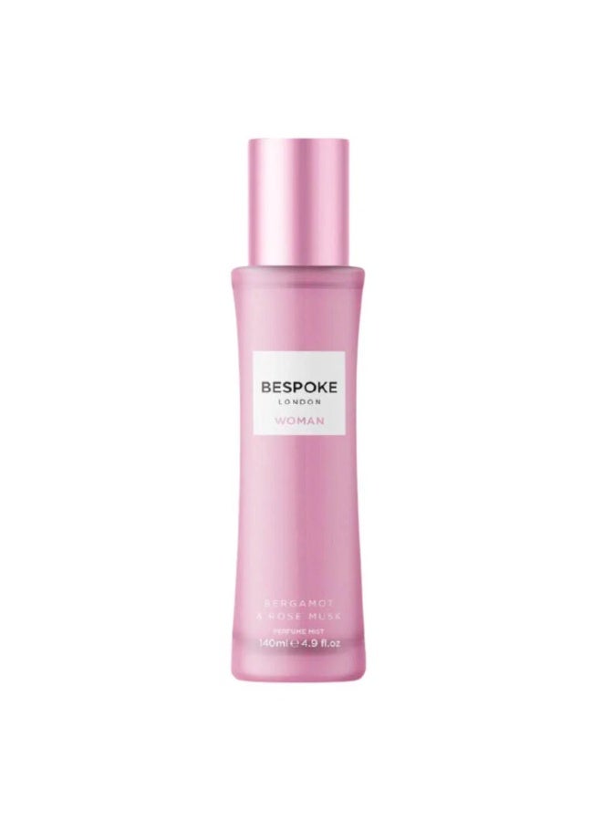 Bespoke London Bergamot & Rose Musk Eau De Perfum Mist 140ml