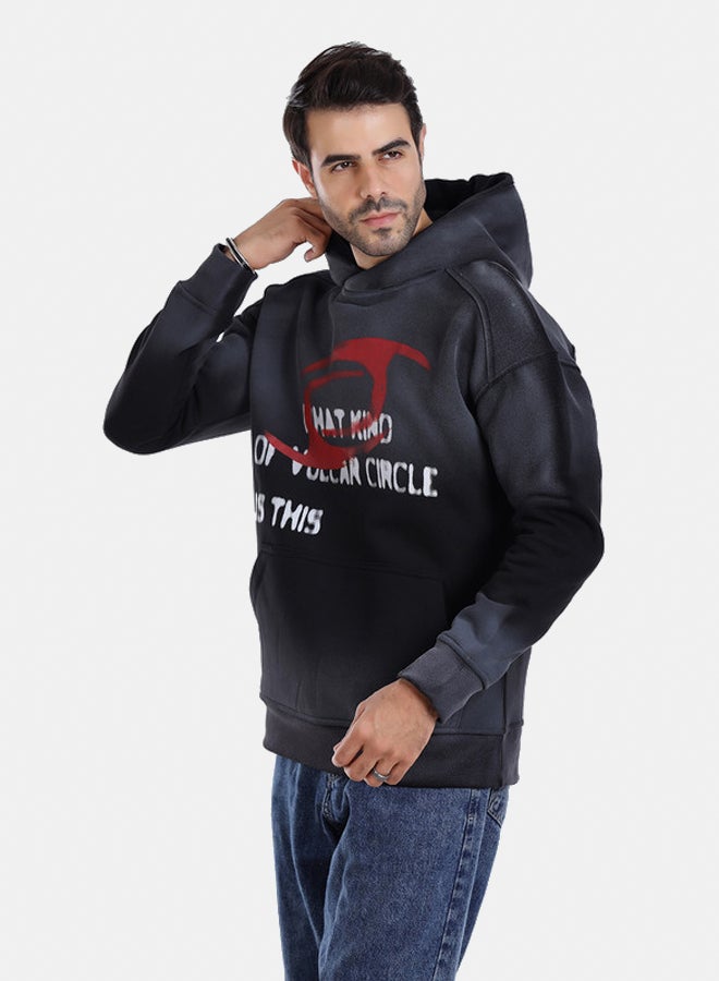 WHITE RABBIT Gradient Fleeced Hoodie - Image 2