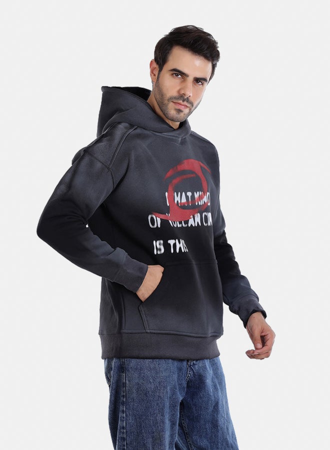 WHITE RABBIT Gradient Fleeced Hoodie - Image 3