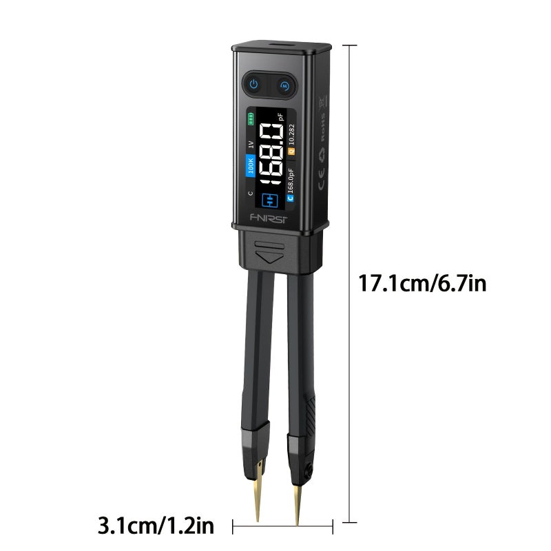 LCR-ST2 2 In 1 Digital Tweezer Bridge LCR ESR Meter SMD Test Kelvin Clip Multifunctional Tester - Image 2