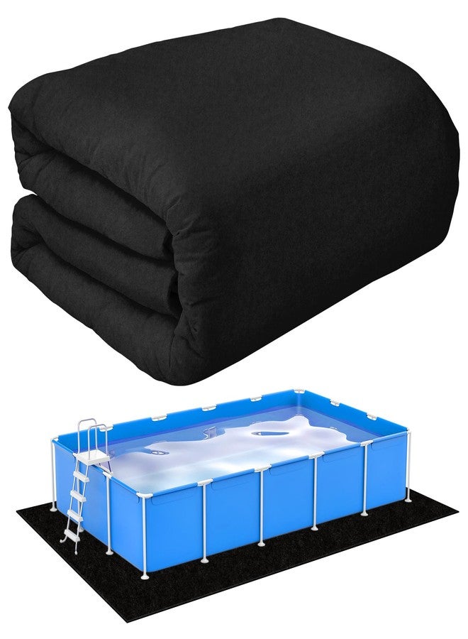 VICAMB 11 x 7.5ft Rectangular Pool Liner Pad for Above Ground Swimming Pool Heavy Duty Pool Ground Mat Under Pool Pad,Pool Bottom Liner Protector to Prevent Puncture and Extend Liner Life - Image 1