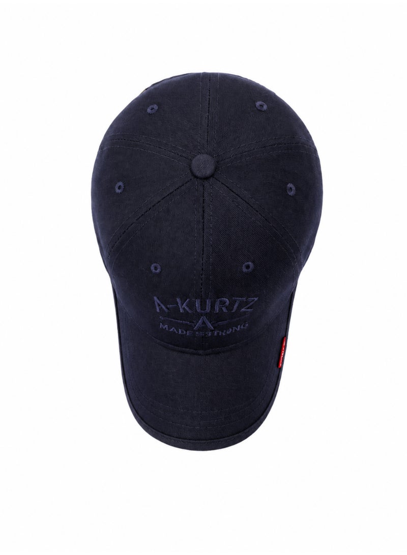 HASTE Outdoor Sport Cap - Curved Brim Adjustable - Navy Blue - Image 5