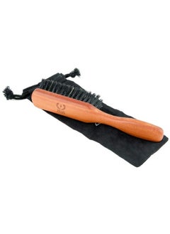 Zeus Handle Beard Brush Firm Boar Bristle Mustache & Beard Brush Untangling & Smoothing Hair Brush (Made In Germany) A93  - Image 2