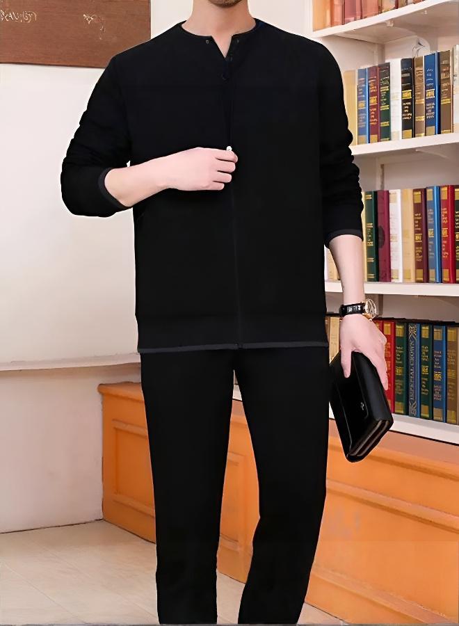 Men's Plus Size Sportswear for Older Men - Spring & Autumn Casual Tracksuit - Image 5