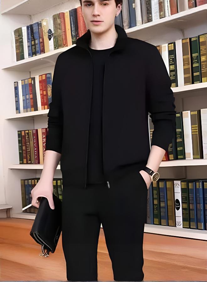 Men's Plus Size Sportswear for Older Men - Spring & Autumn Casual Tracksuit - Image 1