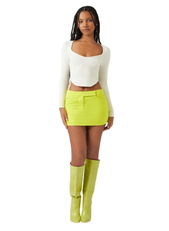 FOREVER 21 Sweater-Knit Crop Top  - Image 1