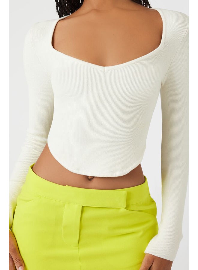 FOREVER 21 Sweater-Knit Crop Top  - Image 2