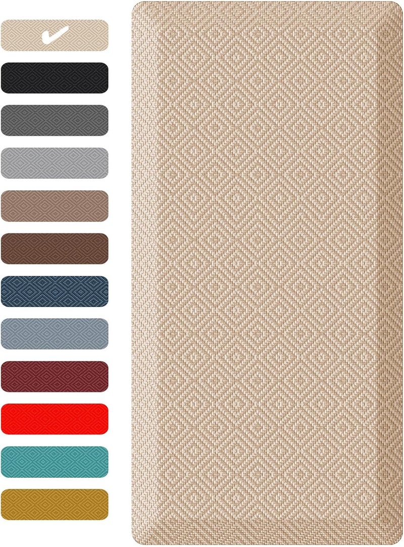 Ophanie Kitchen Mats for Floor, 3/4 Inch Thick, 20x39 Anti Fatigue Cushioned Mat with 99+ Pairs of Anti-Slip Bottom Ridges,Kitchen Rugs,Waterproof,Comfort Ergonomic Standing Mat for Office,Home,Sink - Image 1