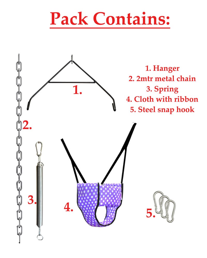 Vparents 2 in 1 Baby Toddler Jumper Cum Baby Walking Harness Function, Fun Activity for 6-12 Months Infant Toddler - Image 2