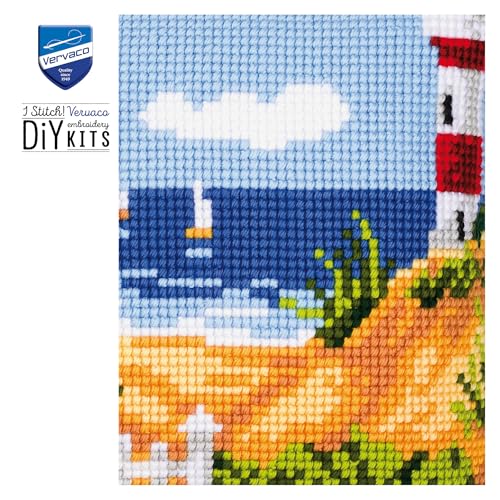 Vervaco Cross Stitch Cushion kit Seascape - Image 3