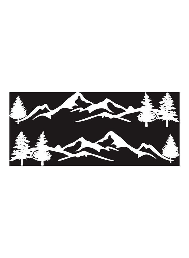 NIBEMINENT 2-Piece Mountain Themed Car Side Body Sticker - Image 4