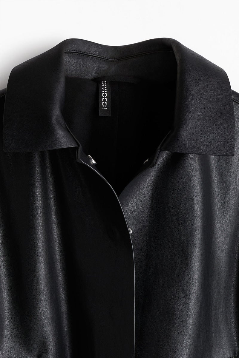 H&M Raw-Edge Coated Jacket  - Image 2